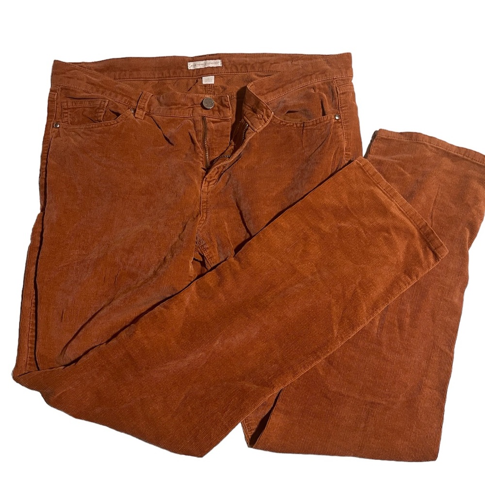New York & Company Low Rise Corduroy Pants